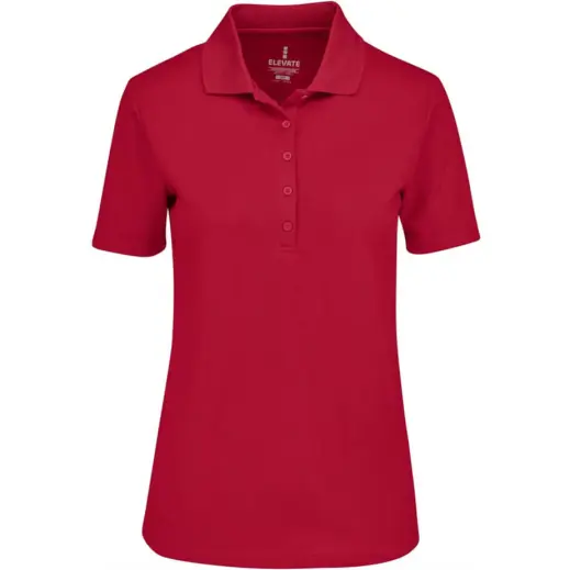 Ladies Edge Golf Shirt Red